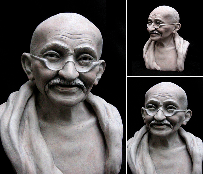 Mahatma Gandhi (1869-1948) La Grande Âme de l'Inde